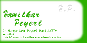 hamilkar peyerl business card